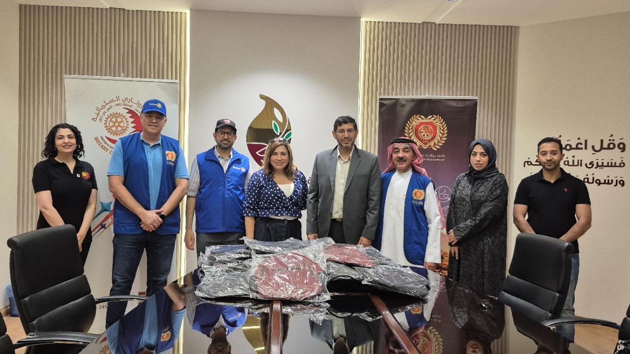  University of Bahrain Collaboration with ISACA Bahrain and the Rotary Club of Manama – School Bags and Stationery Donation Drive