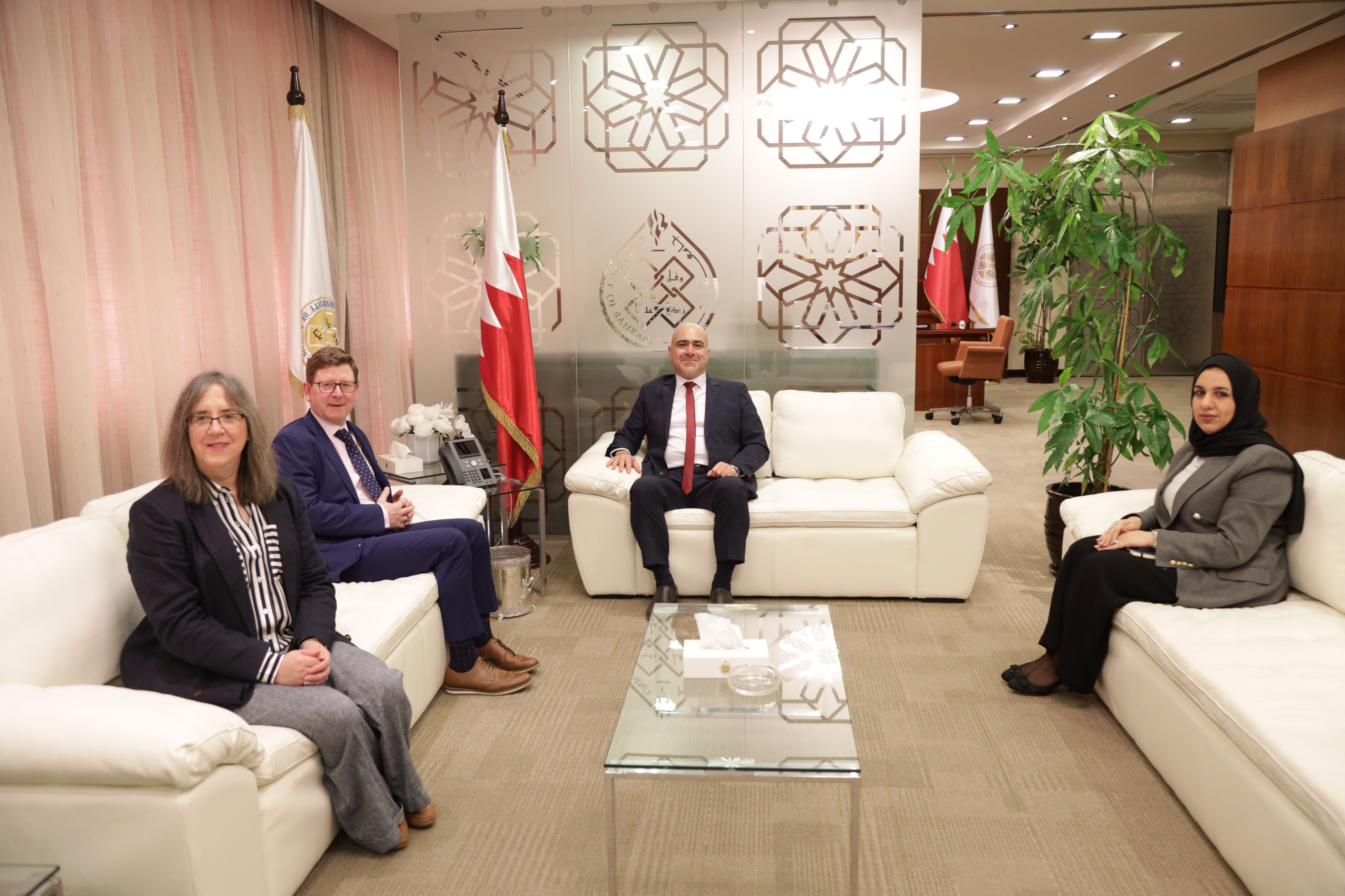 UoB President Welcomes Advance HE Delegation to Enhance Academic Innovation and Leadership.