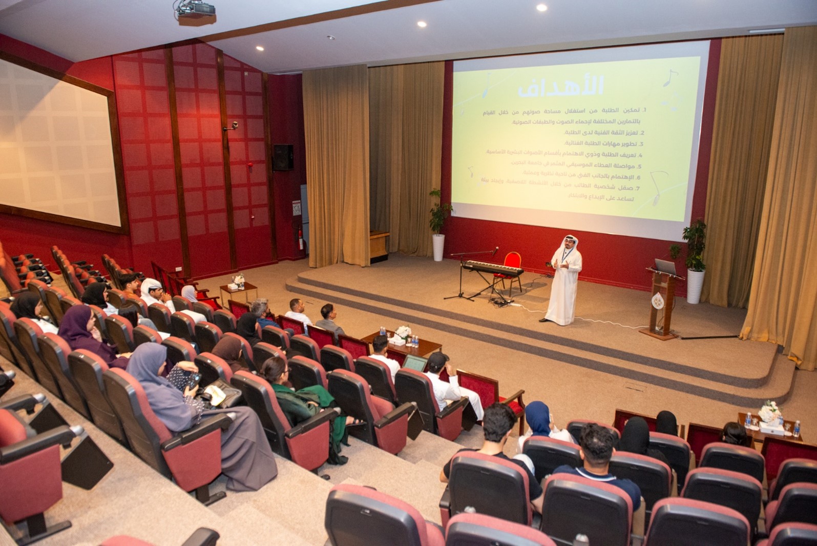 ورشة “هارمونيّات الصوت” لتنمية القدرات الصوتية لدى طلبة جامعة البحرين